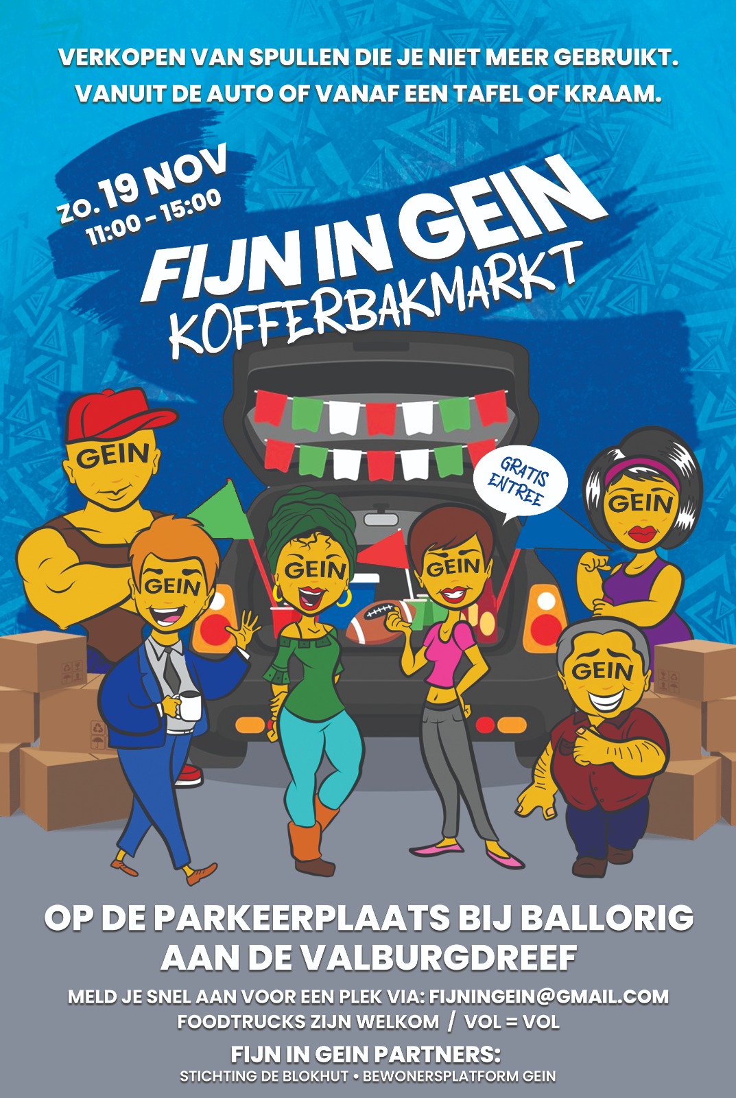 Kofferbakmarkt Amsterdam Zuidoost