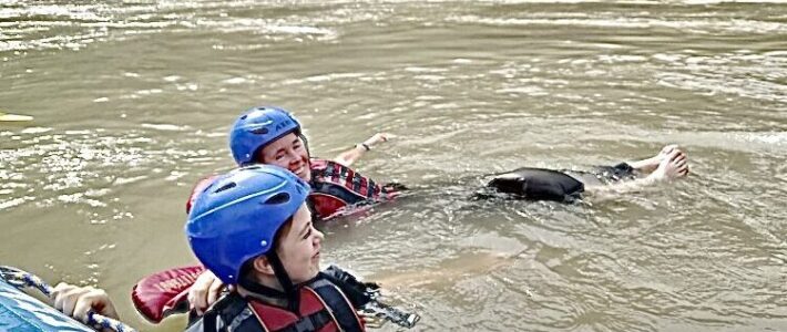 Zwemmen in de heilige rivier